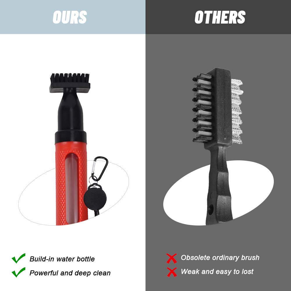 Golf Club Cleaning Brush with  - Golf Equipment Holder review and price